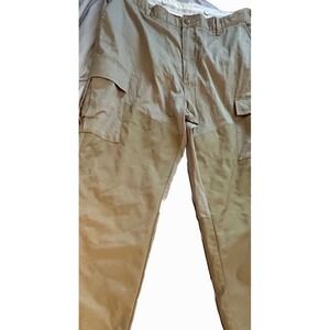 Cabelas Upland Roughneck Pants Men 40 X 32 Brush Guard Hunting Brown Green READ